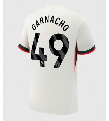 Lacne Muži Futbalové dres Chelsea Alejandro Garnacho #49 2025-26 Krátky Rukáv - Preč Lacne Muži Futbalové dres Chelsea Alejandro Garnacho #49 2025-26 Krátky Rukáv - Preč